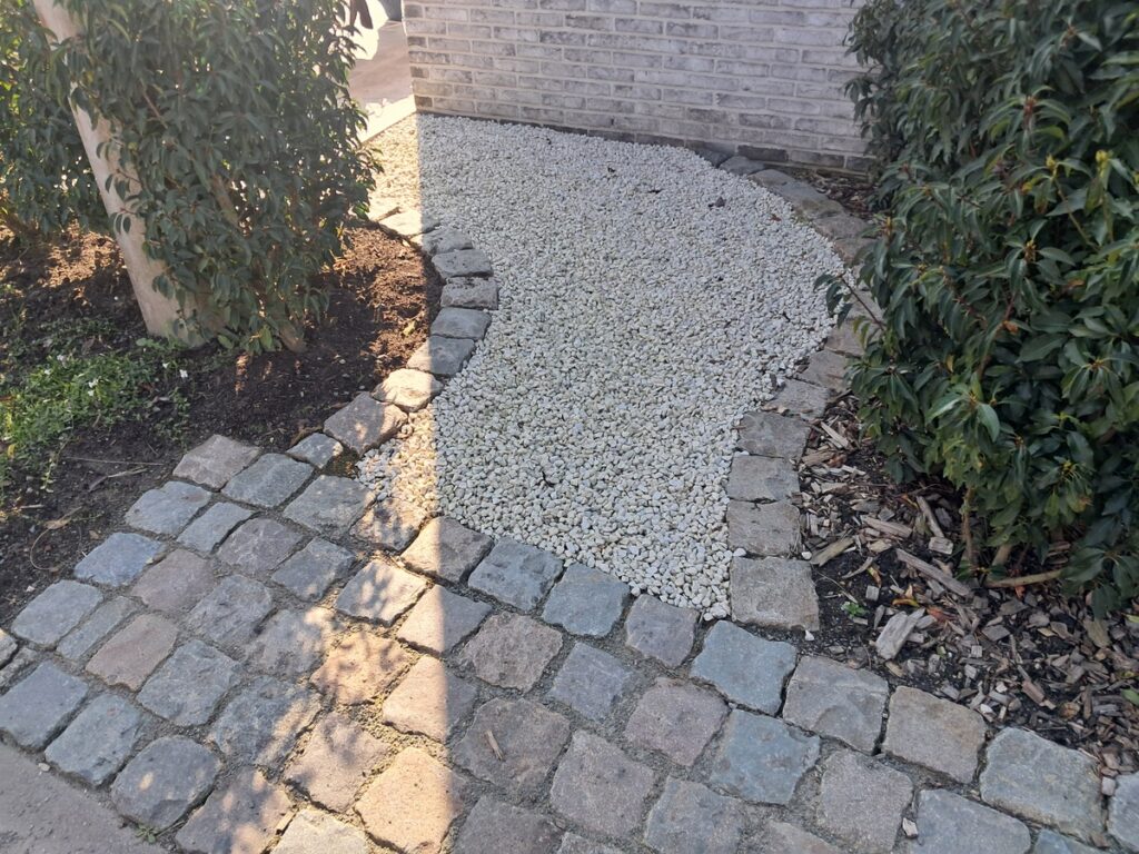 Waterdoorlatende kassei icm grind